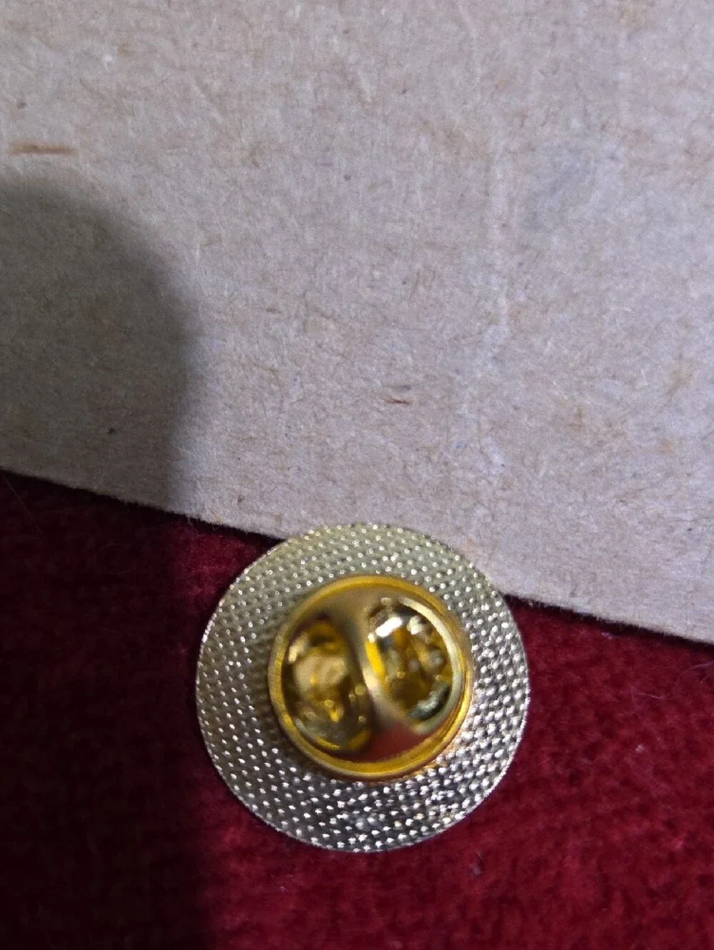 Honor Roll Torch Enamel Pin in Blue and Gold Vtg Rare Beautiful